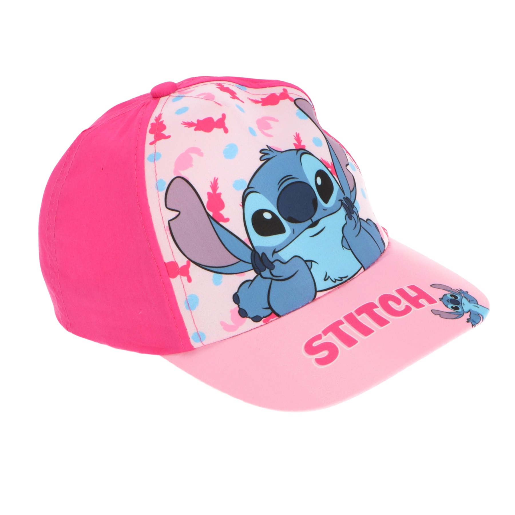 Disney Lilo and Stitch Παιδικό Καπέλο με Γυαλιά Ηλίου Ροζ Βαμβακερό 54 cm