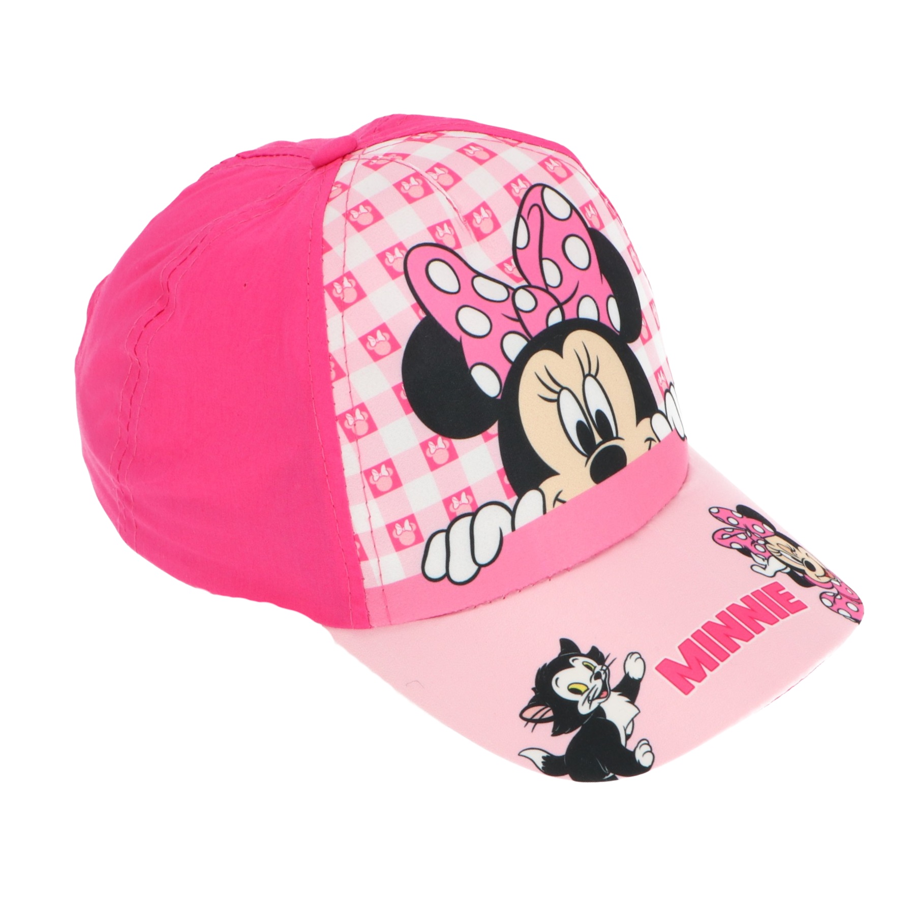 Disney Minnie Mouse Παιδικό Καπέλο με Γυαλιά Ηλίου Ροζ Βαμβακερό 52 cm