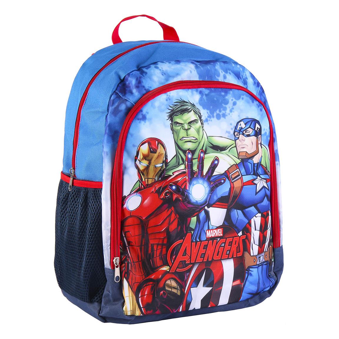 Avengers Παιδικό Σακίδιο Πλάτης Μπλε 32x14x41 cm