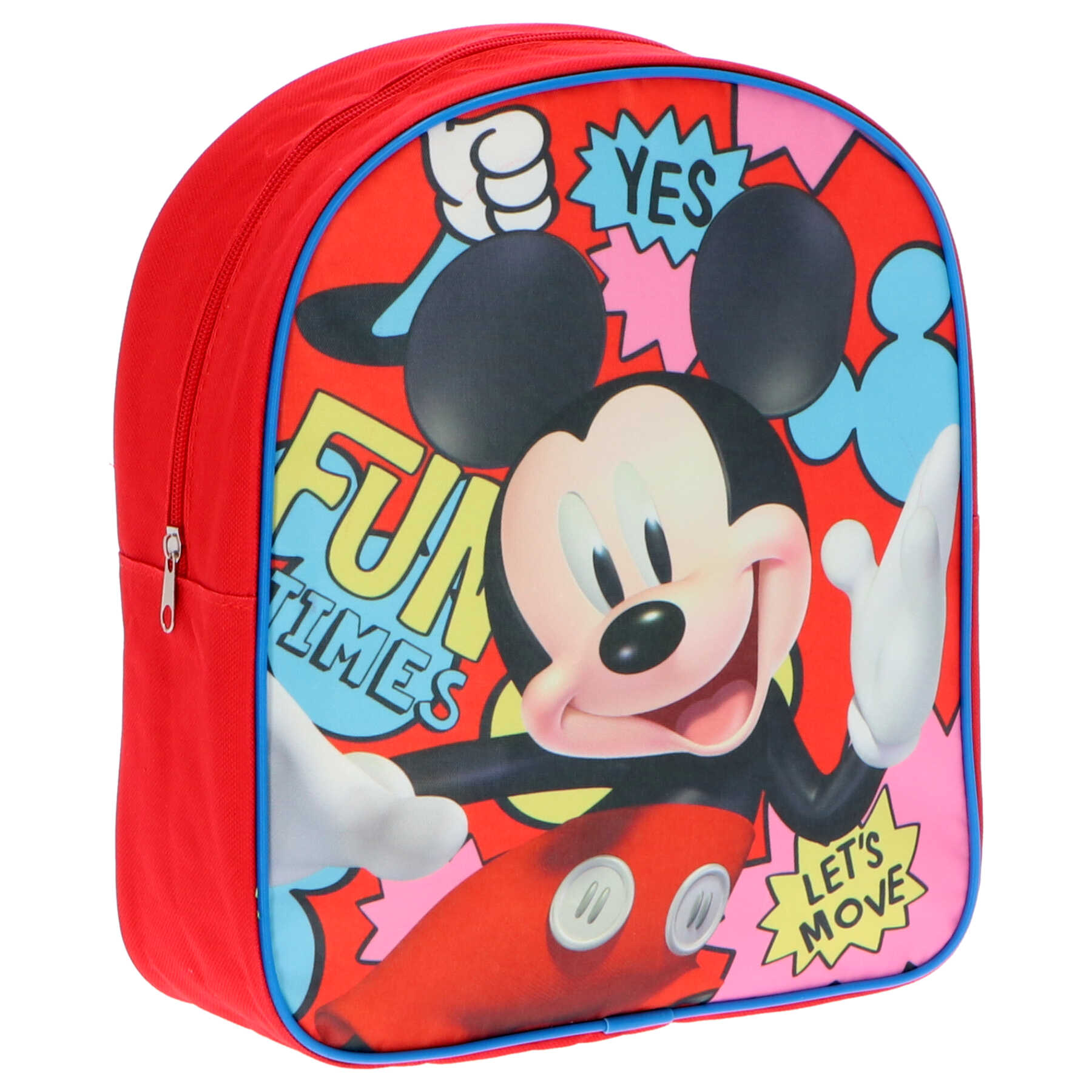 Disney Mickey Mouse Παιδικό Σακίδιο Πλάτης Κόκκινο 26 x 10 x 30 εκ