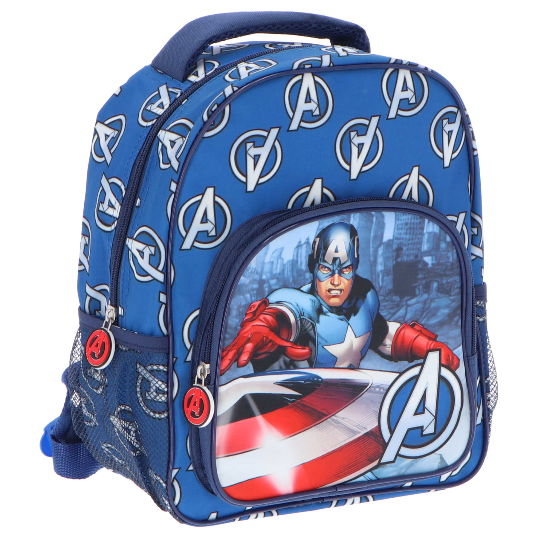 Avengers Παιδικό Σακίδιο Πλάτης Μπλε 24x14x30 cm