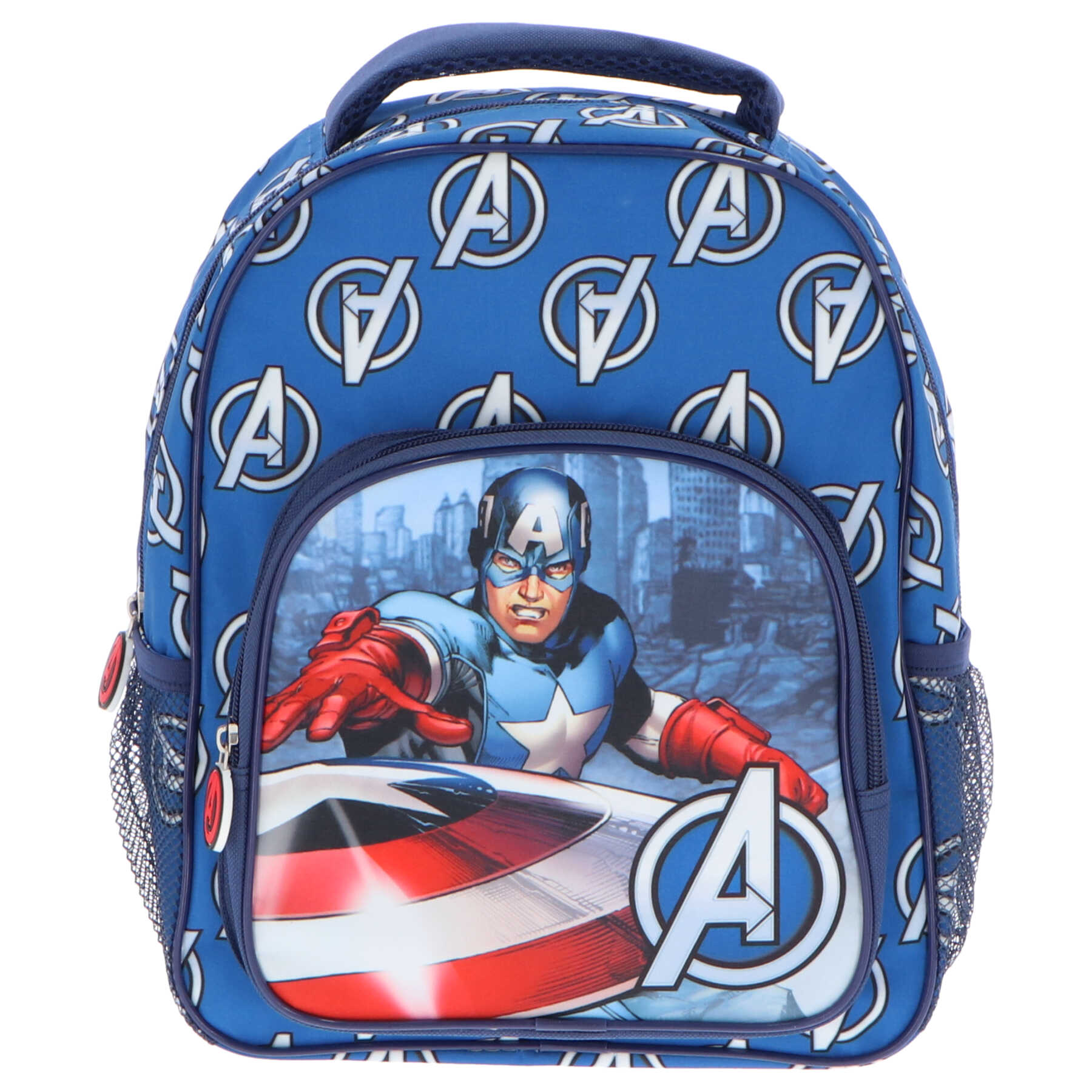 Avengers Παιδικό Σακίδιο Πλάτης Μπλε 24x14x30 cm