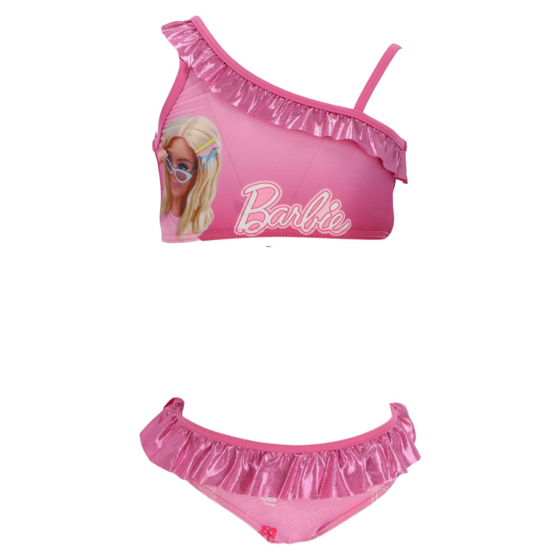 Barbie Παιδικό Μπικίνι Μαγιό με Παρεό 3-8 ετών