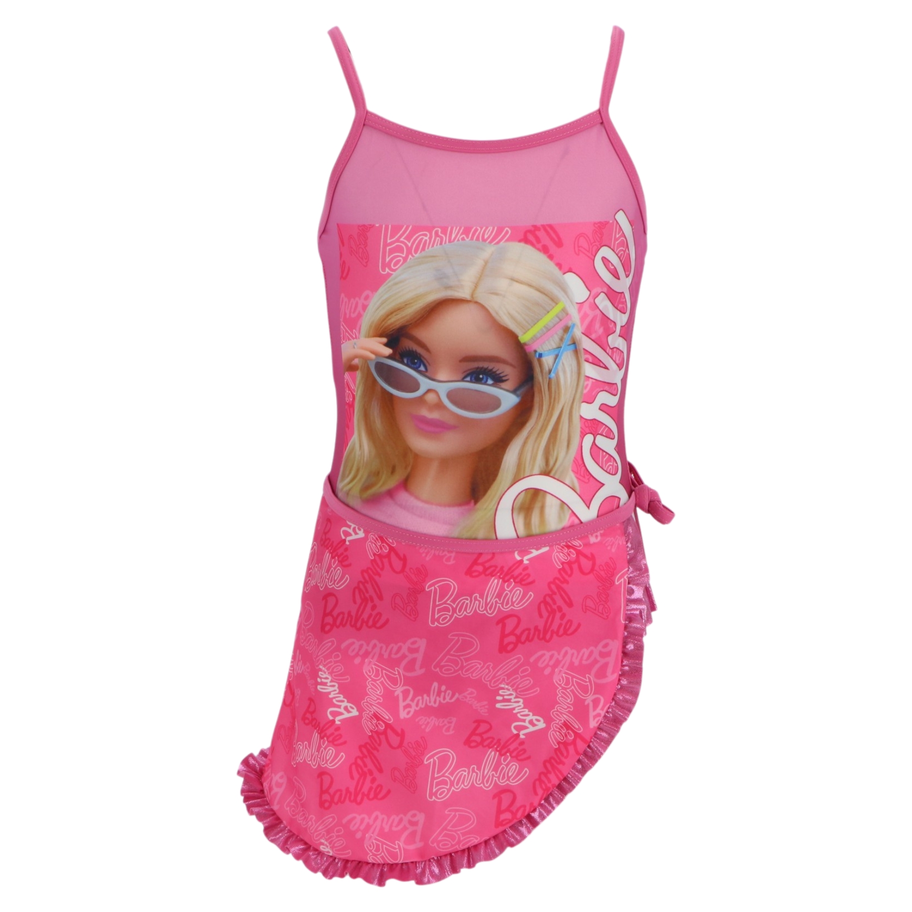 Barbie Παιδικό Ολόσωμο Μαγιό με Παρεό 3-8 ετών