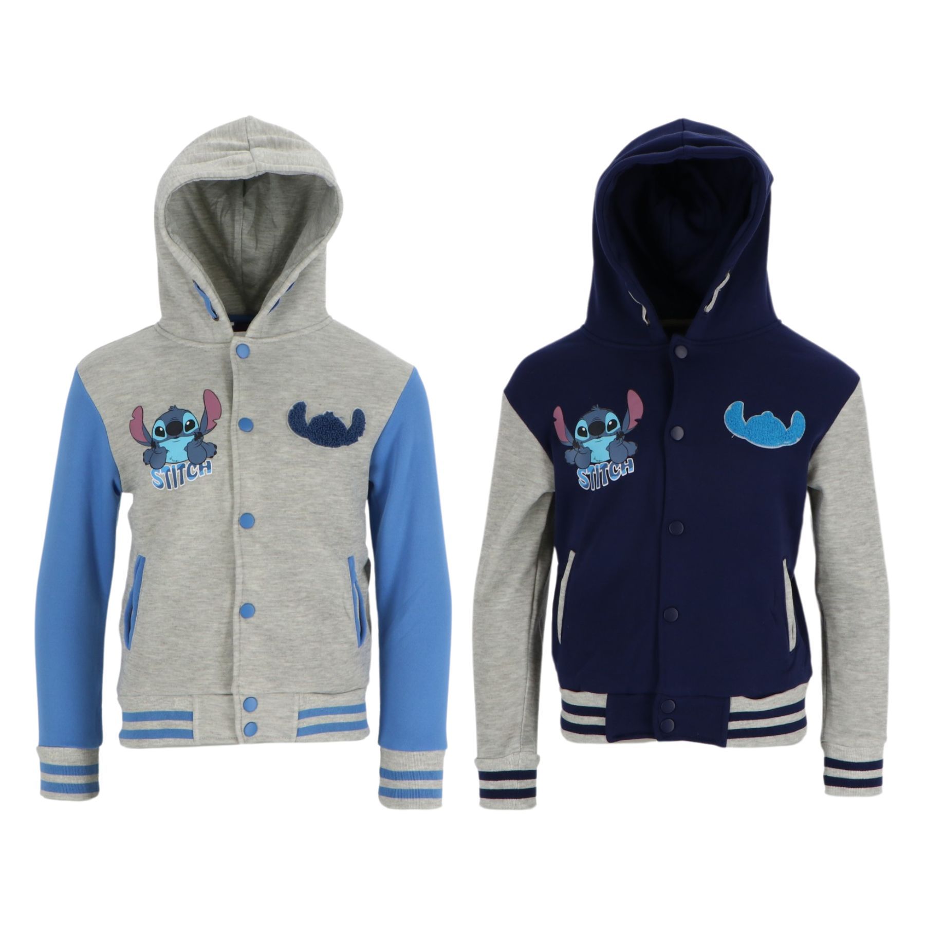 Disney Lilo and Stitch Παιδική Ζακέτα με κουκούλα σε 2 χρώματα 2-8 Ετών