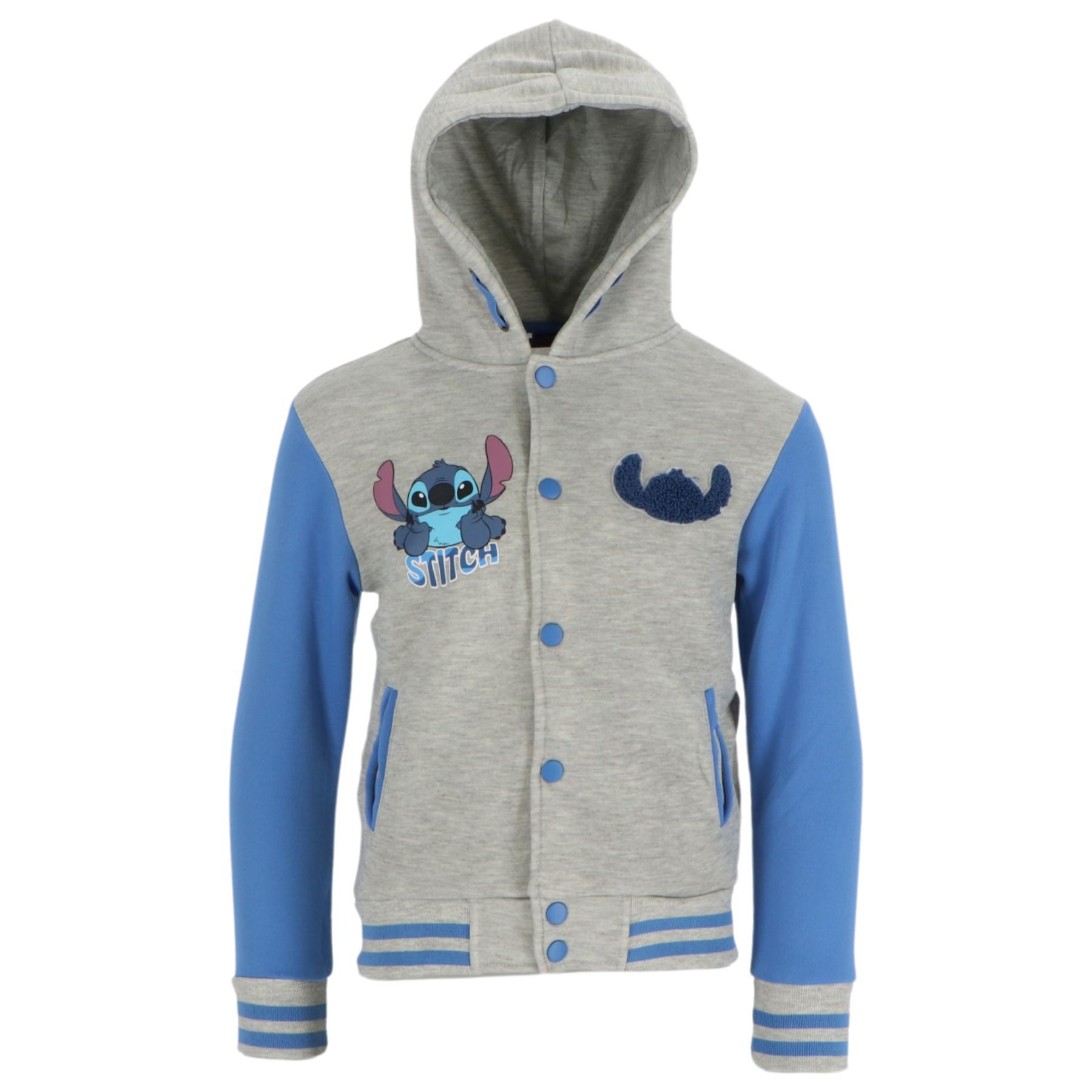 Disney Lilo and Stitch Παιδική Ζακέτα με κουκούλα σε 2 χρώματα 2-8 Ετών