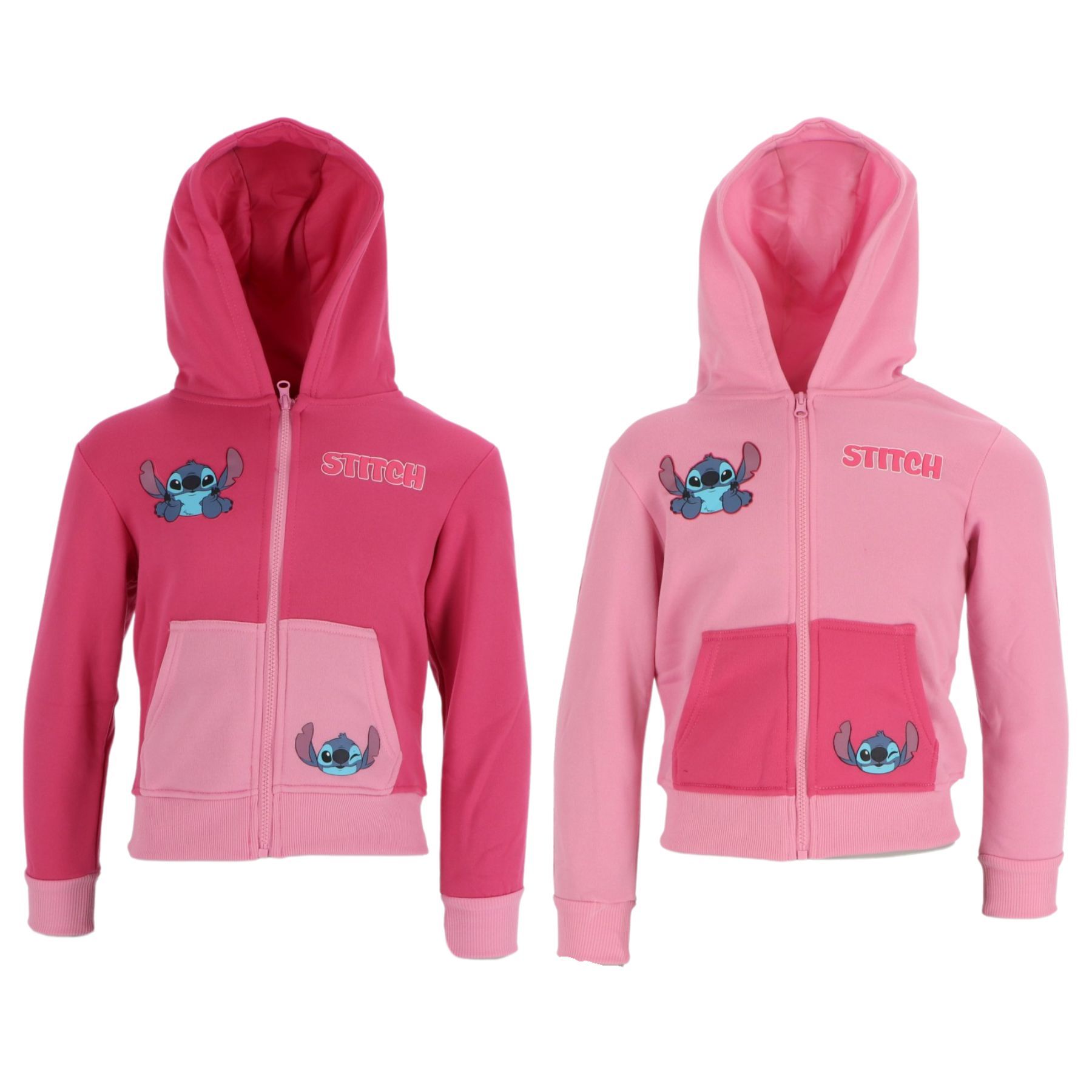 Disney Lilo and Stitch Παιδική Ζακέτα με κουκούλα σε 2 χρώματα 2-8 Ετών