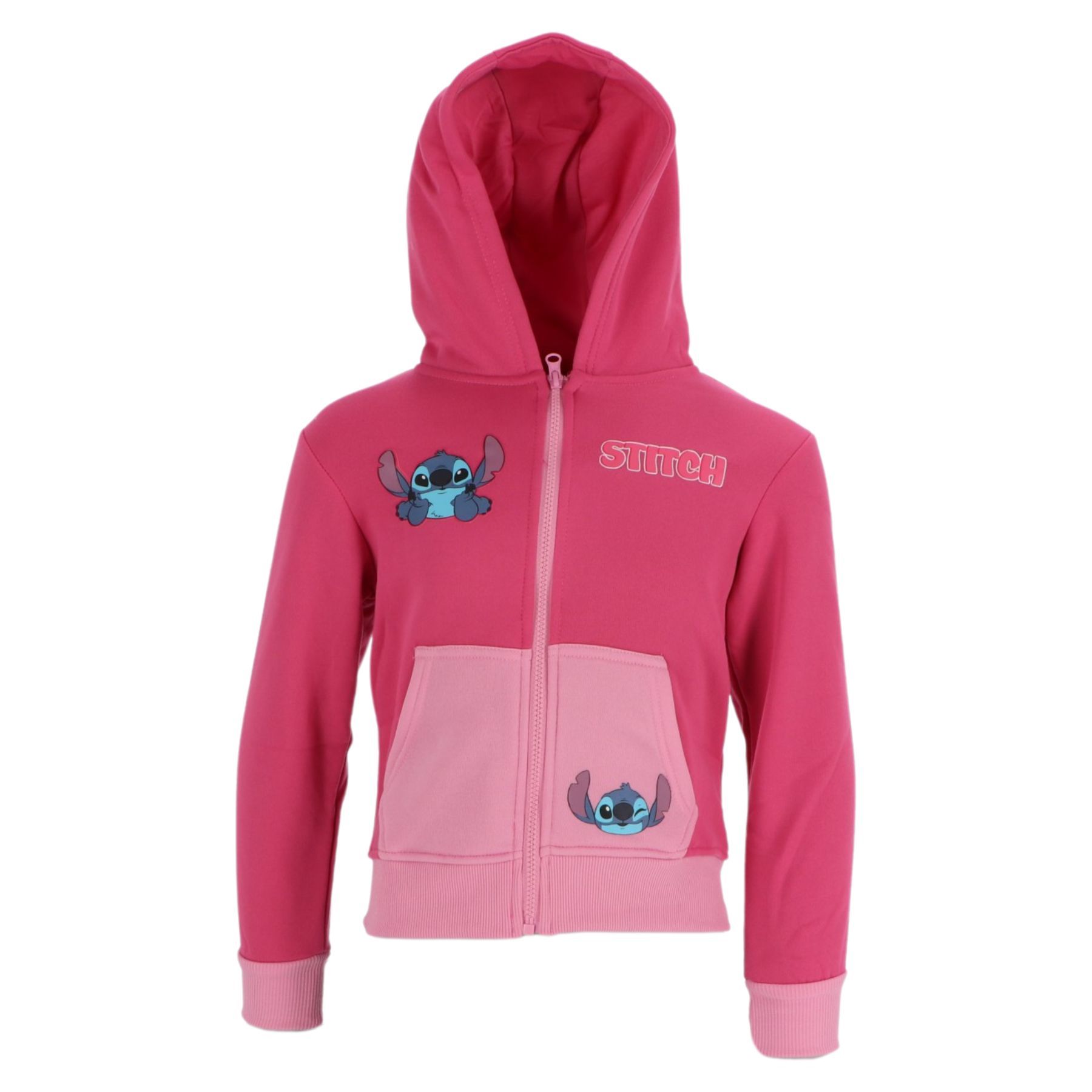 Disney Lilo and Stitch Παιδική Ζακέτα με κουκούλα σε 2 χρώματα 2-8 Ετών