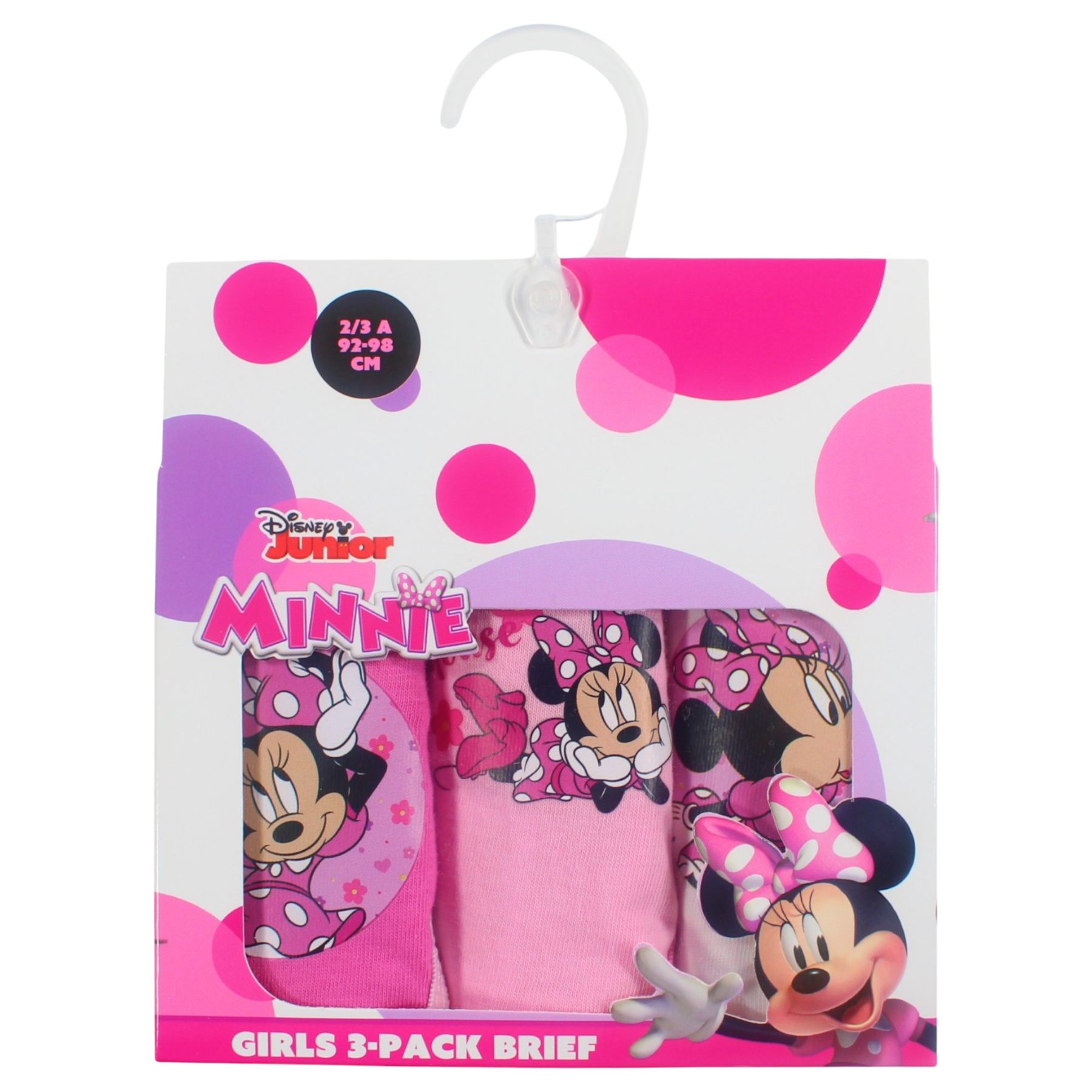 Disney Minnie Mouse Παιδικά Κυλοτάκια 3 Τεμαχίων 2-8 ετών