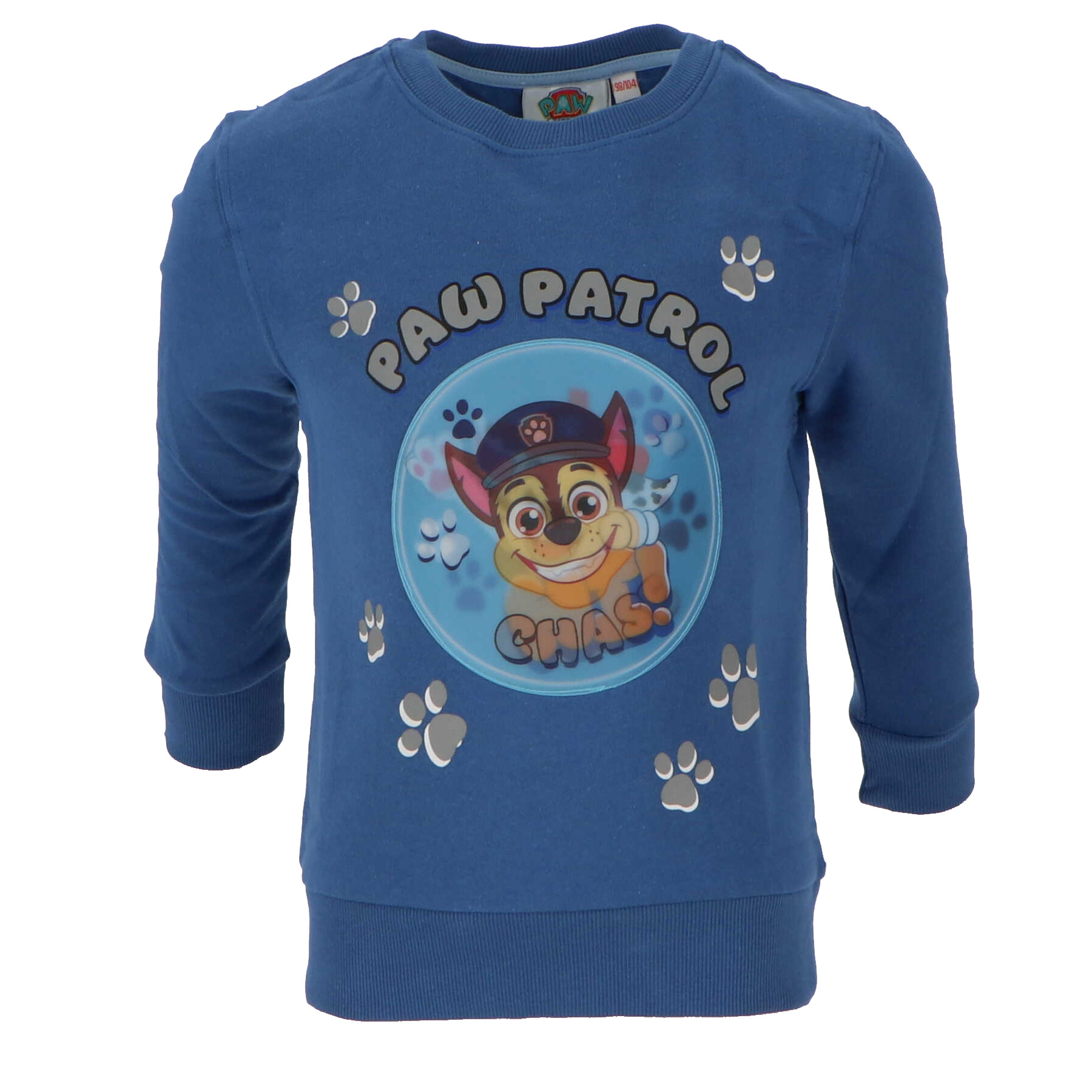 Paw Patrol Παιδική Φούτερ Μπλούζα Μπλε Hologram 2-8 Ετών