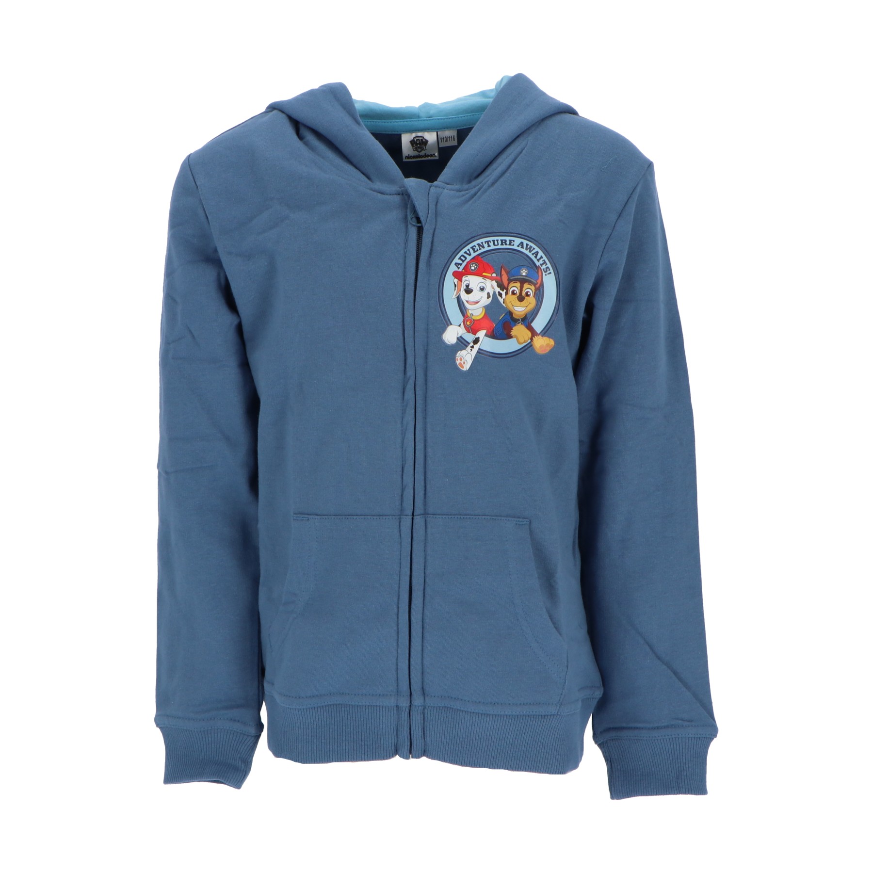 Paw Patrol Παιδική Ζακέτα με κουκούλα Μπλε 2-8 Ετών