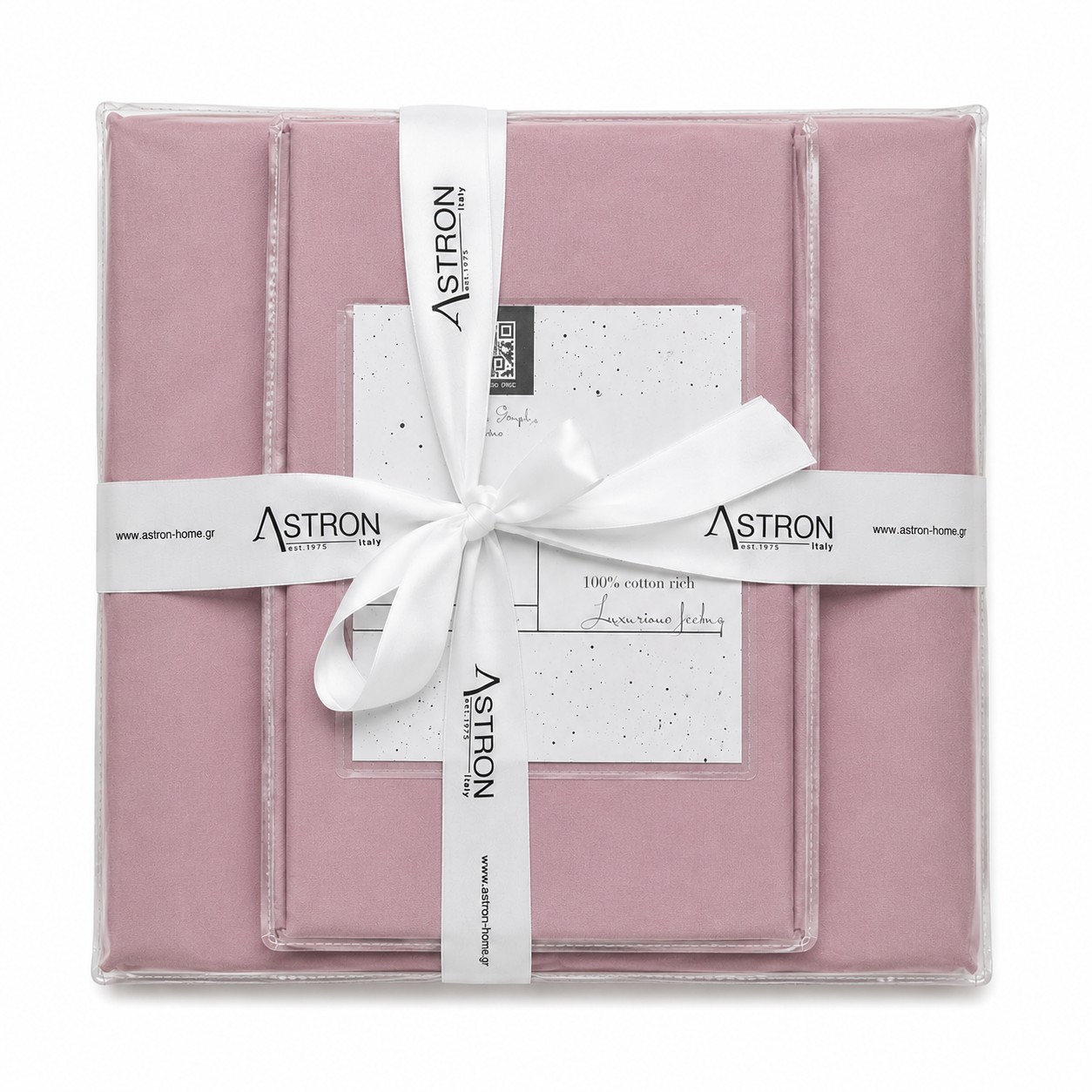Σετ Σεντόνι Υπέρδιπλο Με Λάστιχο (160x200+40)+2 Μαξ/θήκες (52Χ72) Dusty Rose