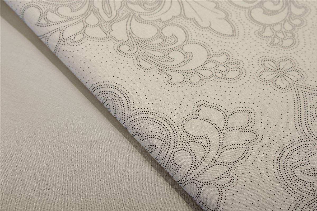 Σεντόνια Εμπριμέ Σετ 4 τεμ Άρτεμις 702 220X240 Beige 100% Cotton