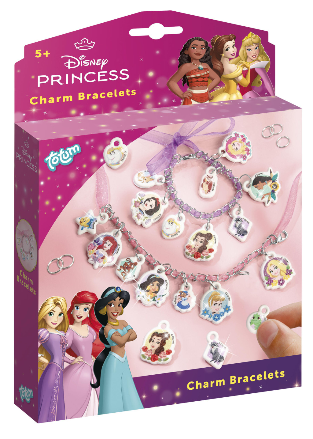 Disney Princess Παιδικό Σετ Κατασκευής 2 Βραχιολιών με Charms