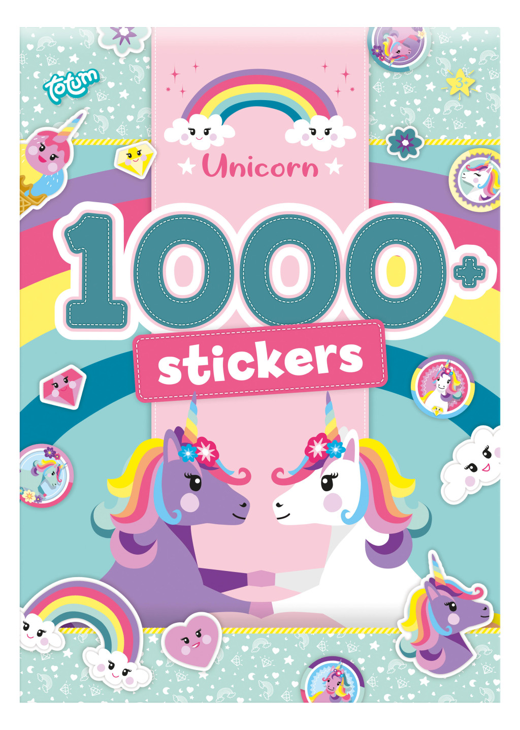 Unicorn Άλμπουμ Αυτοκόλλητων  1.000 Τεμάχια