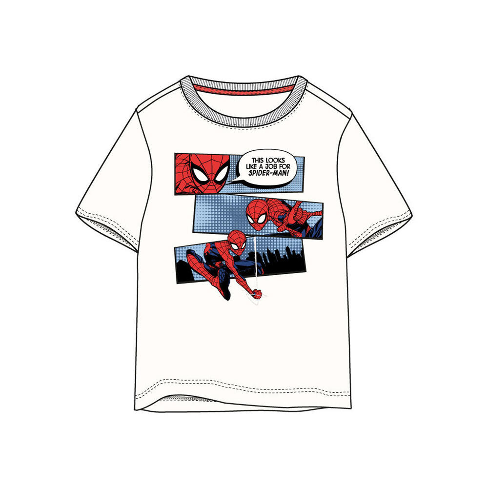Spiderman Παιδικό Κοντομάνικο Μπλουζάκι από 100% Βαμβάκι 3 - 8 ετών / 98 - 128 cm