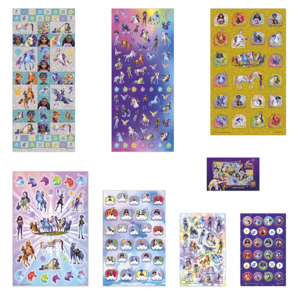 Alternative view of Unicorn Academy Super sticker set with game