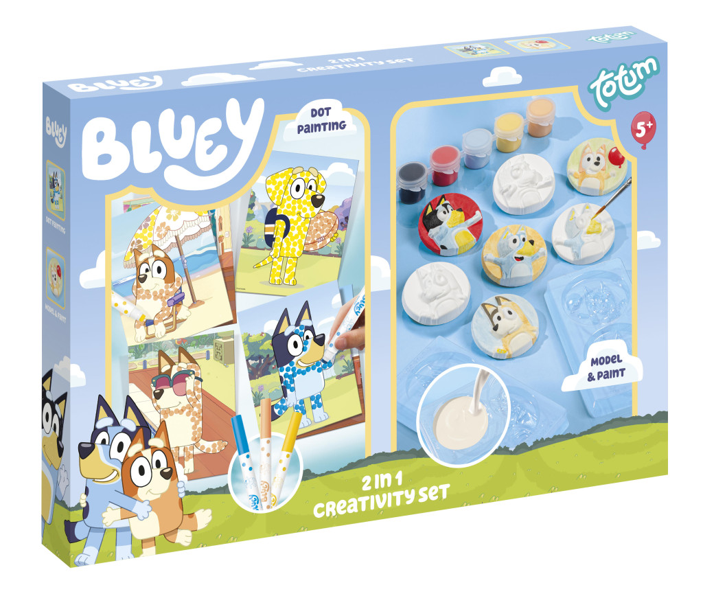 Bluey Cool Δημιουργικό Σετ 2 σε 1