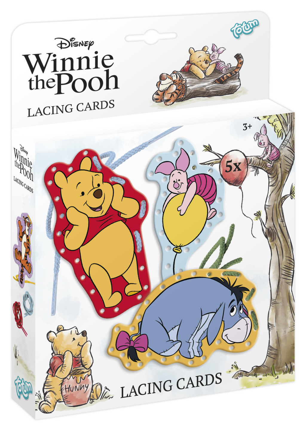 Disney Winnie the Pooh Κάρτες Περάσματος Κορδονιών – 5 Τεμάχια