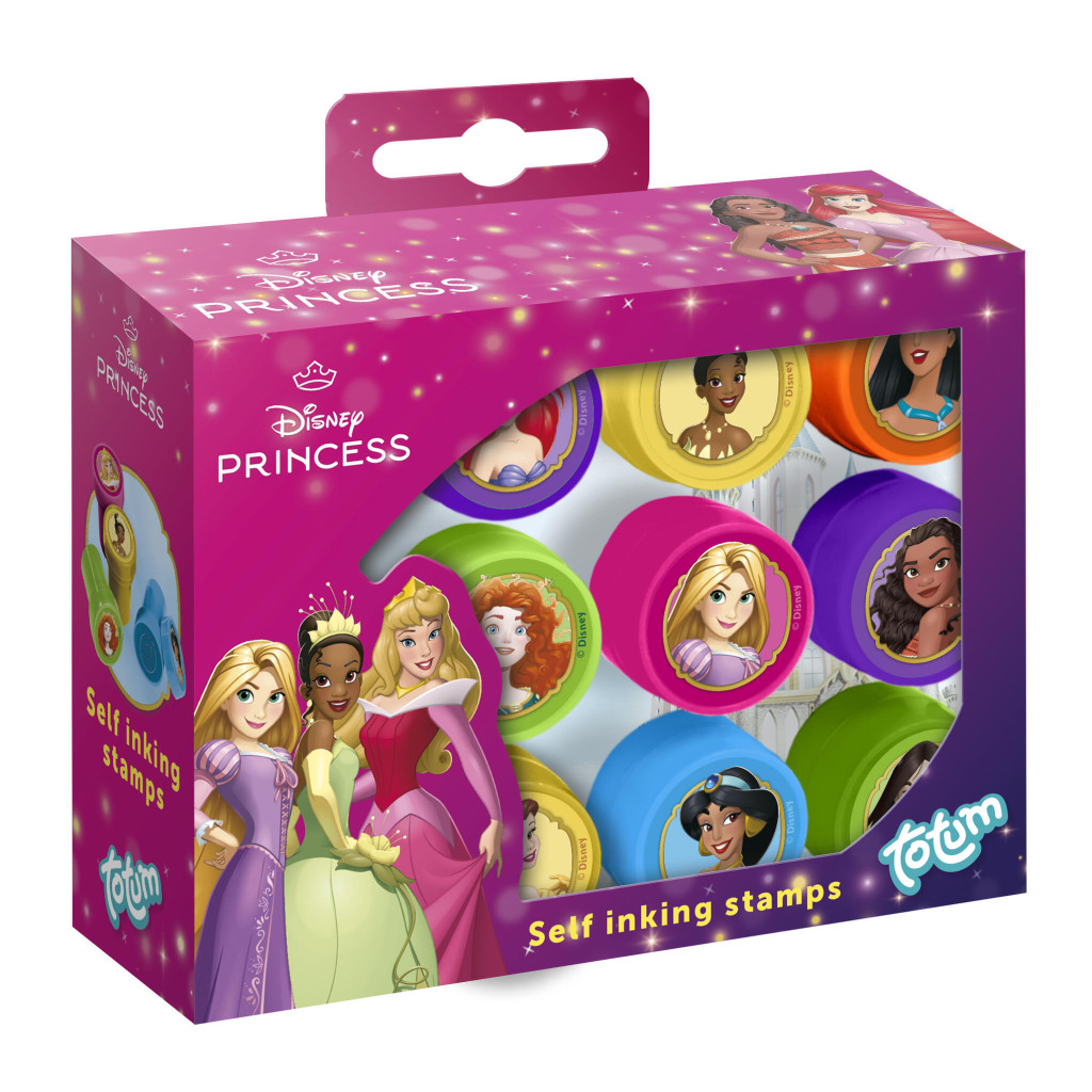 Disney Princess Παιδικό Σετ Σφραγίδων 12 Τεμαχίων