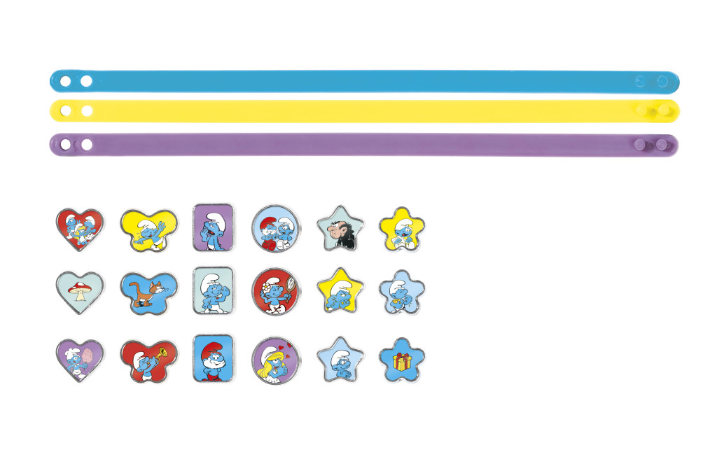 Alternative view of Smurfs Σετ Κατασκευής Βραχιολιών με 18 Charms – 3 Βραχιόλια