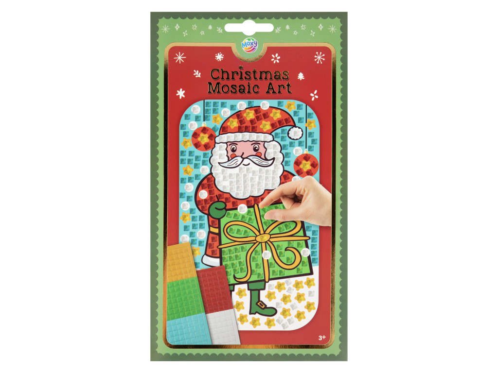 Christmas Santa Δημιουργικό Σετ Ψηφιδωτού από Αφρώδες Υλικό