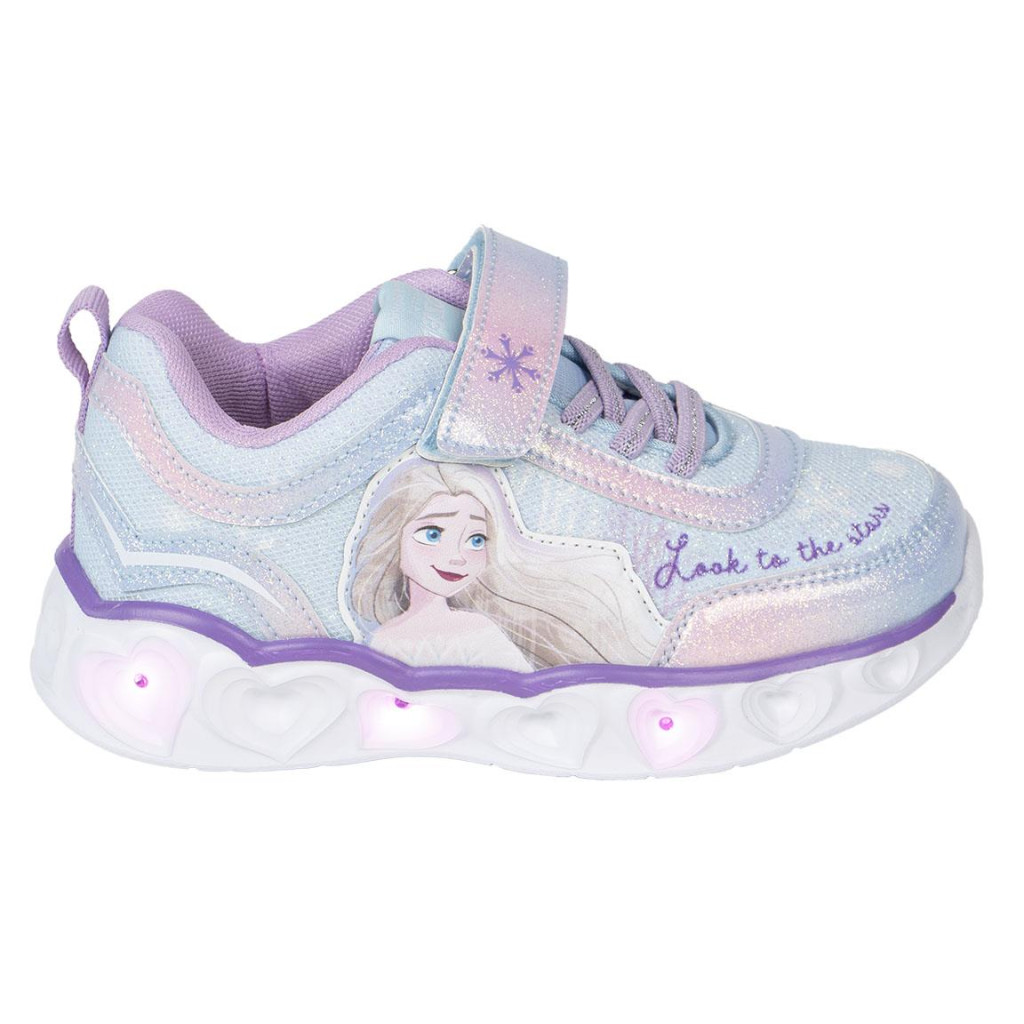 Disney Frozen Look To The Stars Παιδικά παπούτσια sneakers με LED Φωτάκια – Μεγέθη 25–32
