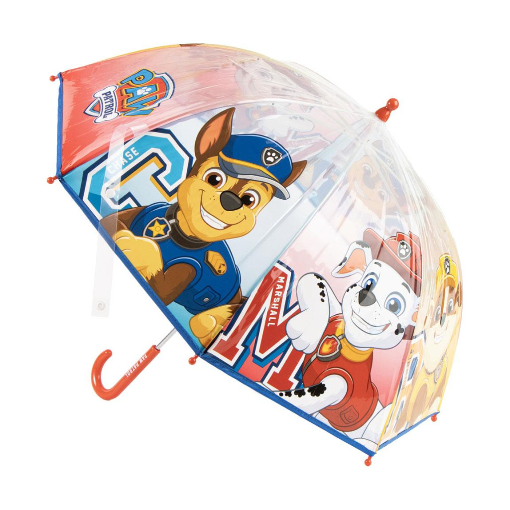 Paw Patrol Buddies Παιδική Διάφανη Ομπρέλα Διαμέτρου 71 cm