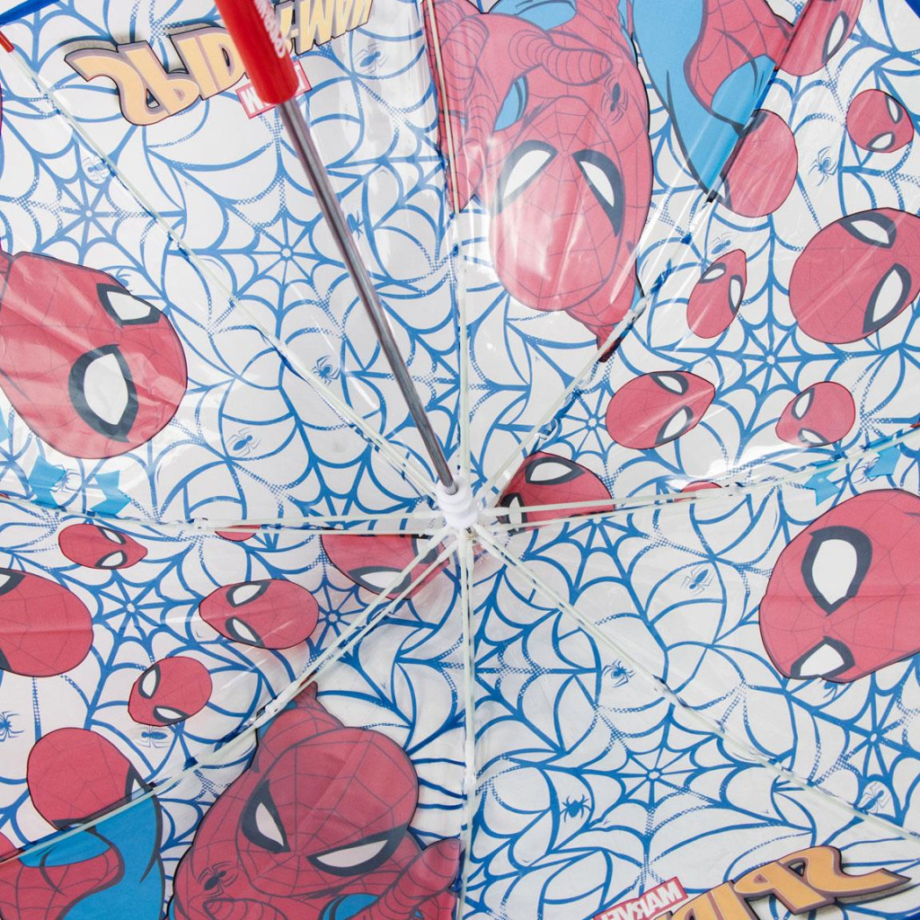 Alternative view of Spiderman Web Παιδική Διάφανη Ομπρέλα Διαμέτρου 71 cm