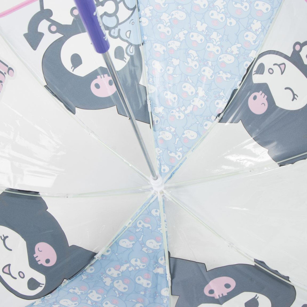 Alternative view of Hello Kitty Kuromi Παιδική Διάφανη Ομπρέλα Διαμέτρου 71 cm