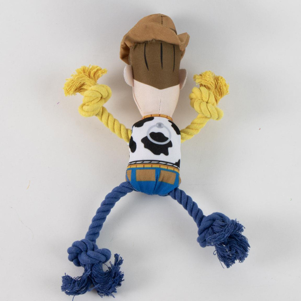 Alternative view of Disney Toy Story Woody Παιχνίδι Σκύλου με Σχοινί και Ήχο 20 εκ
