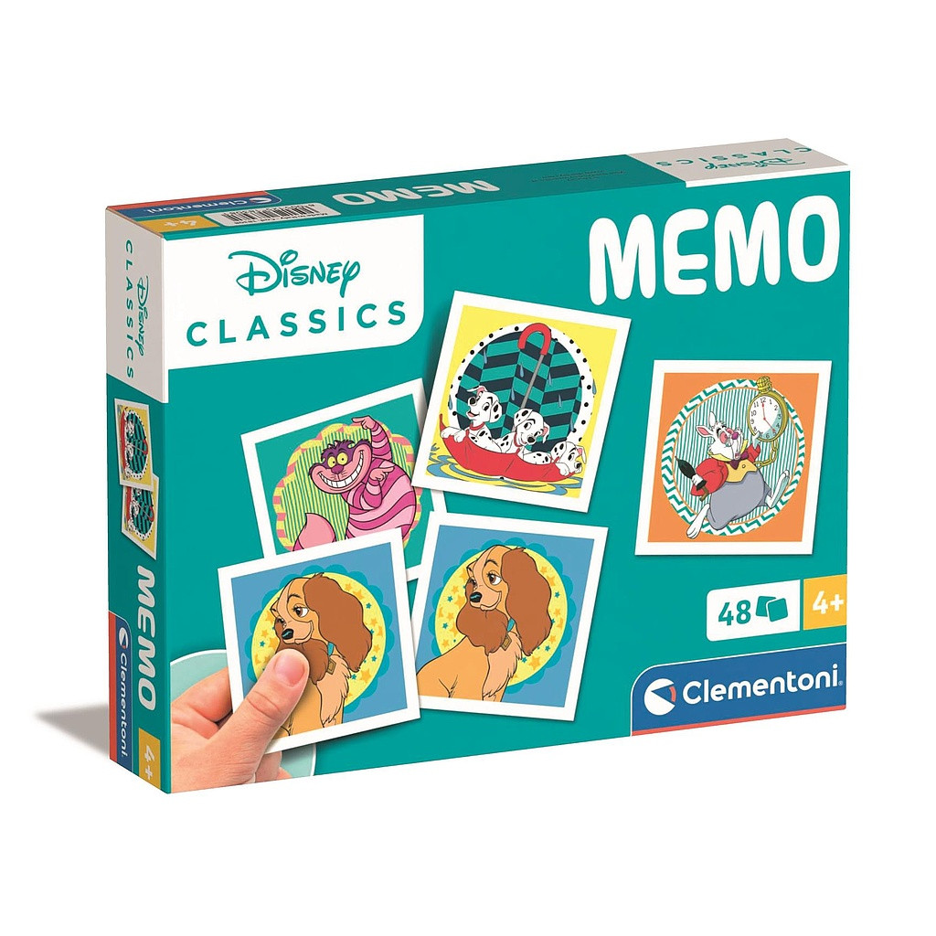 Disney Classics Icons 48 Τεμαχίων Παιχνίδι Μνήμης Clementoni