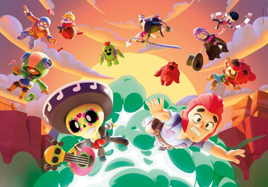 Alternative view of Brawl Stars Fly Puzzle Clementoni 180 Τεμαχίων