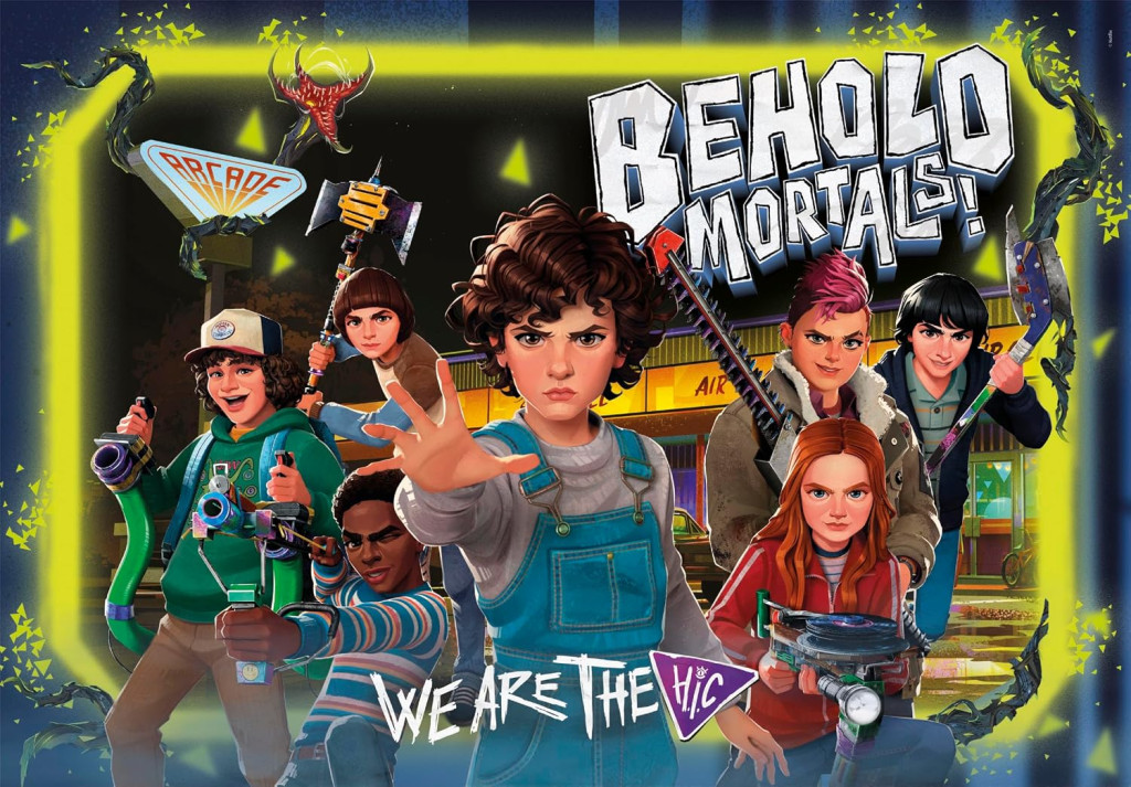 Alternative view of Stranger Things Beholo Mortals Παιδικό Puzzle 180 Τεμαχίων Clementoni