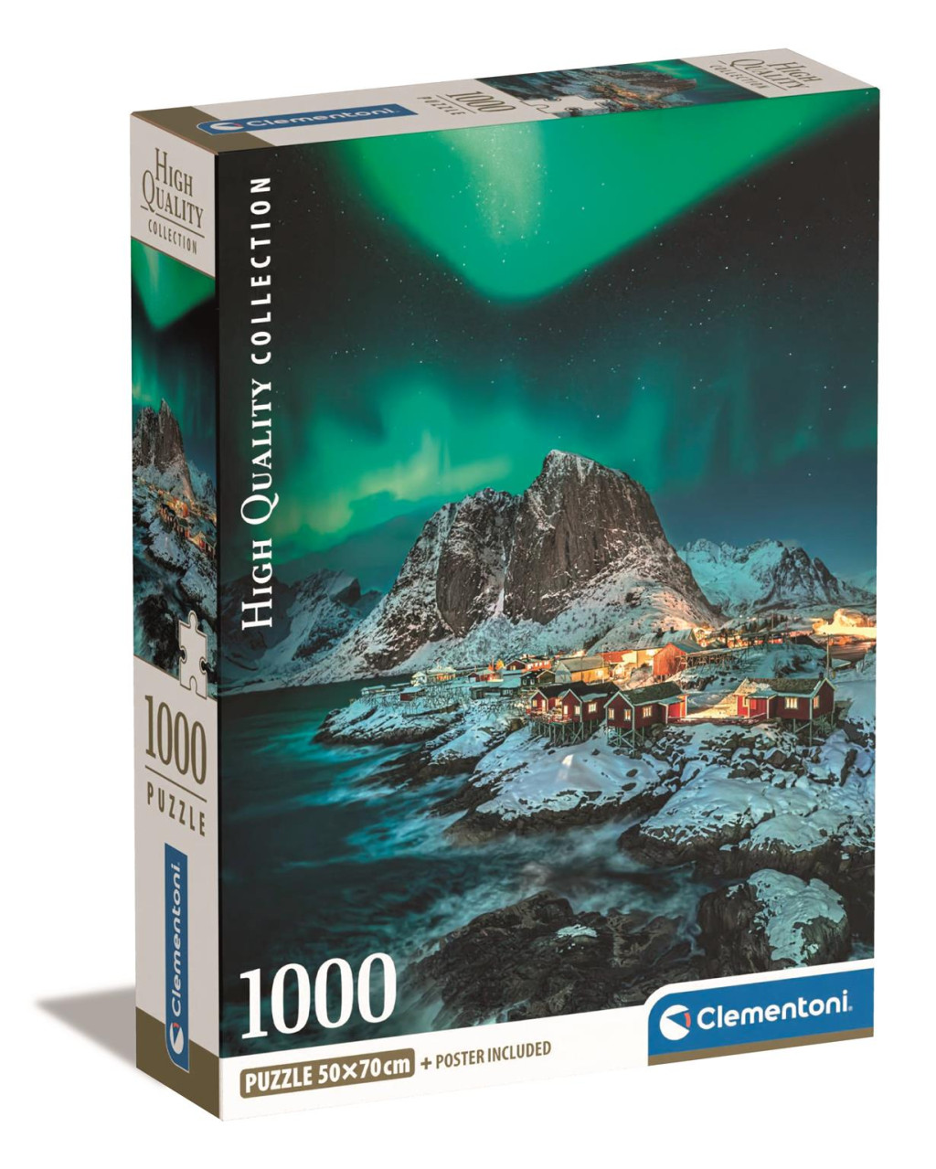 Cities Lofoten Norway Puzzle Compact Clementoni 1000 Τεμαχίων