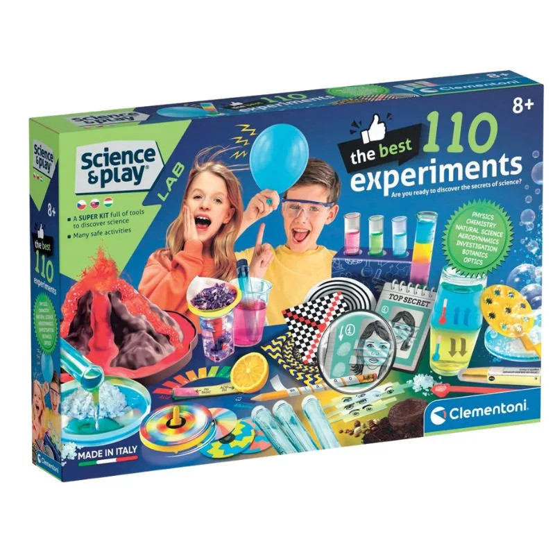 Colour Science & Play Clementoni 110 Best Science Experiments Σετ