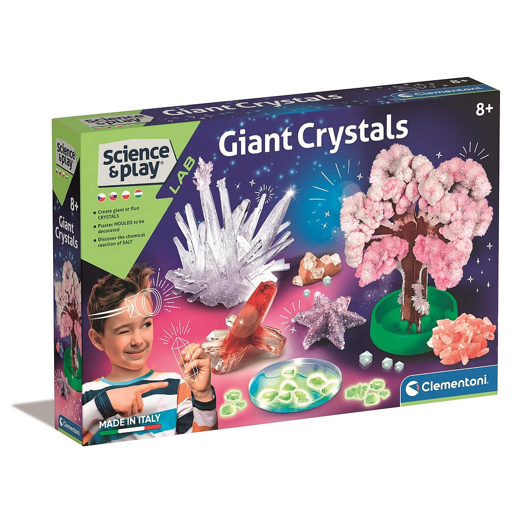 Colour Science Mega Crystal Creation Lab Σετ Clementoni