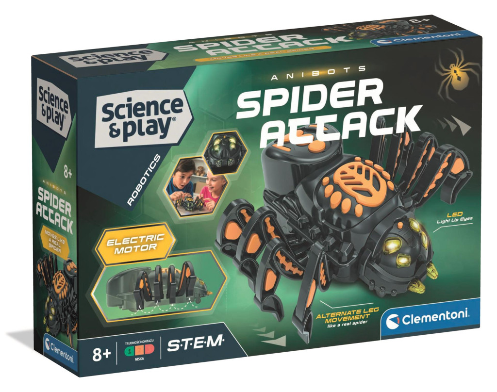 Ρομπότ Robotics Spider Σετ Κατασκευών Clementoni