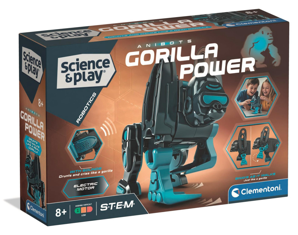 Animals Power Gorilla Σετ Κατασκευών Clementoni