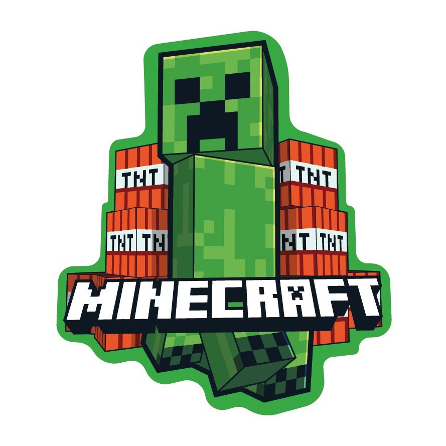 Minecraft Boom 3D Διακοσμητικό μαξιλάρι 40 cm