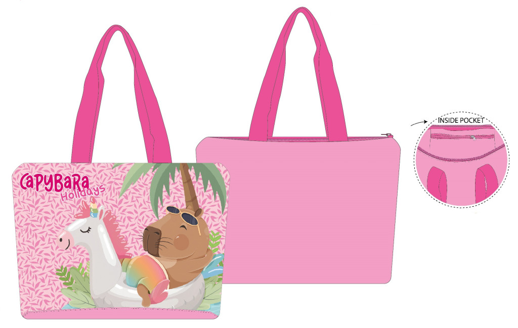 Capybara Holidays Τσάντα Θαλάσσης 47×33×15 cm