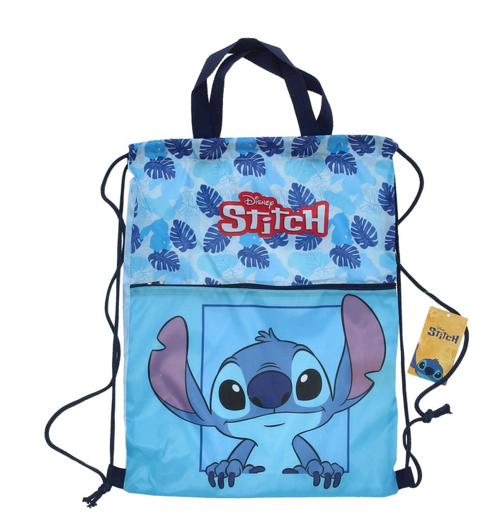 Alternative view of Disney Lilo & Stitch Peeping Deluxe Παιδικό Αθλητικό Σακίδιο Πλάτης με Κορδόνια 45×34,5 cm