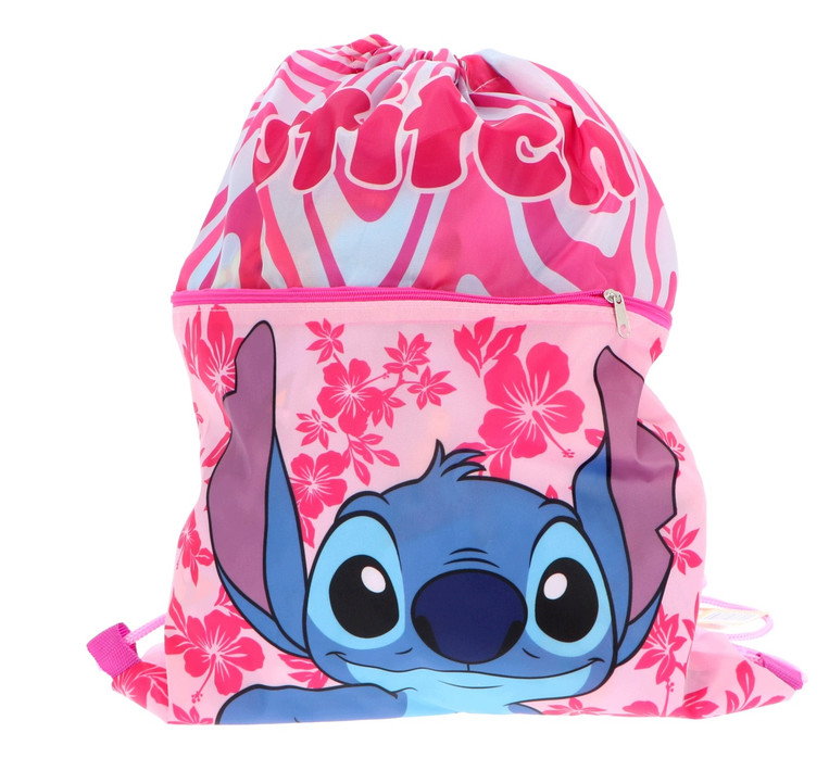 Disney Lilo & Stitch Cute Deluxe Παιδικό Αθλητικό Σακίδιο Πλάτης με Κορδόνια 45×34,5 cm