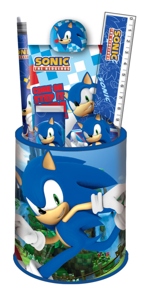 Sonic the Hedgehog Rush Sonic the Hedgehog Σετ Σχολικών Ειδών 7 Τεμαχίων