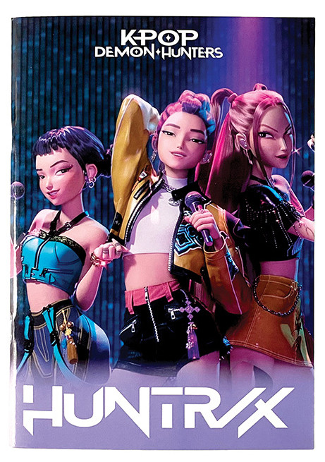 K-pop Demon Hunters Singers A4 Ruled Notebook 50 Sheets