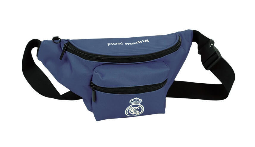 Real Madrid Blue Παιδικό Τσαντάκι Μέσης 15×32×12 εκ.
