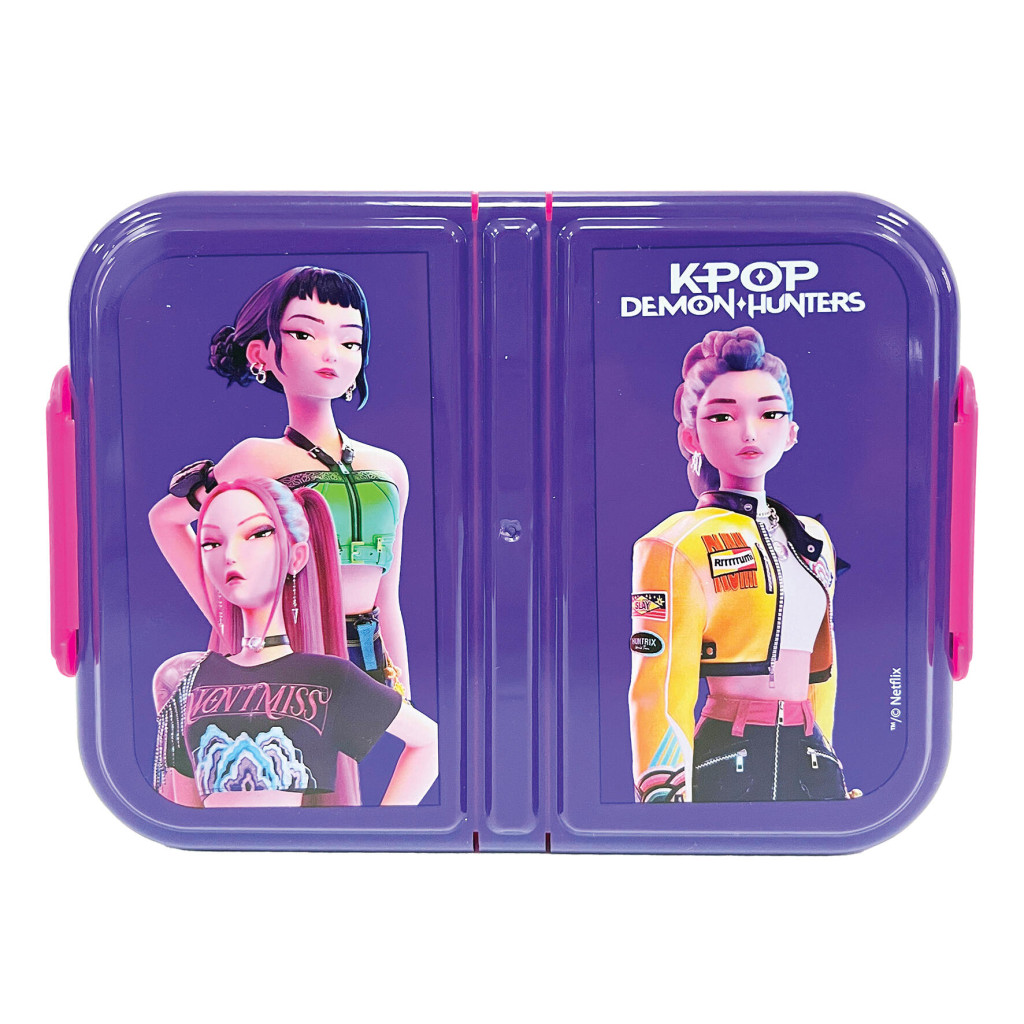 K-pop Demon Hunters Girls Πολυχωριστικό Δοχείο Φαγητού 18×14×6 cm