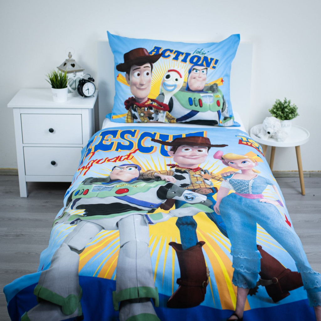 Alternative view of Disney Toy Story Σετ Παπλωματοθήκης Μονό 2 Τεμαχίων από 100% Βαμβάκι 140×200cm, 70×90 cm