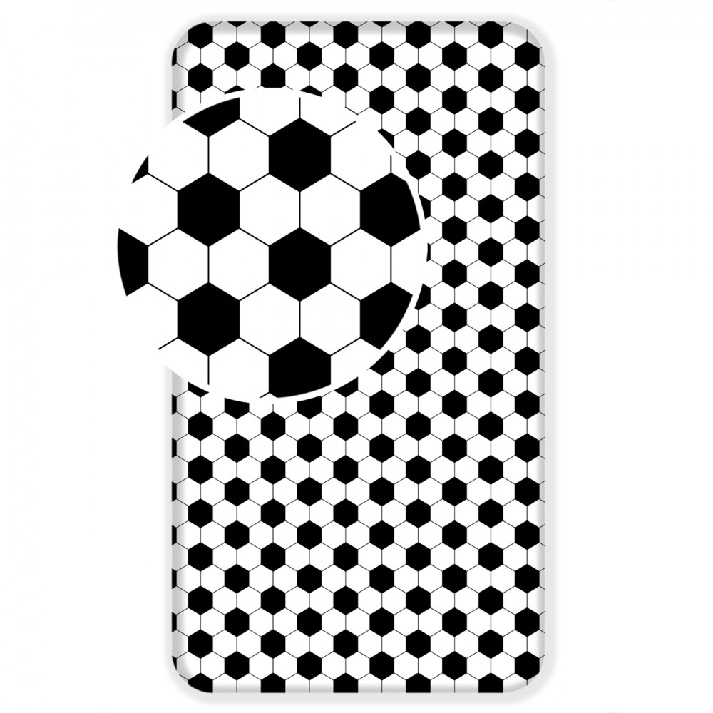 Football Balls παιδικό σεντόνι μονό με λάστιχο 90x200 cm