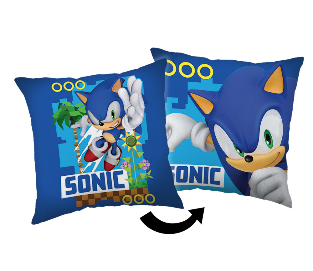 Sonic the Hedgehog Coin Chase Διακοσμητικό μαξιλάρι 40x40 cm